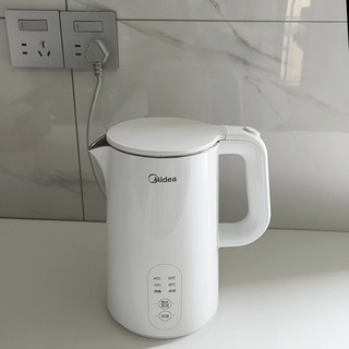 Midea/美的 SH15X301电热水壶家用恒温泡茶保温一体不锈钢烧水壶