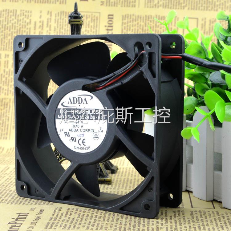 一手工厂全新正品ADDA AD1224UB-F51 12038 24V 0.40A 12CM厘米变