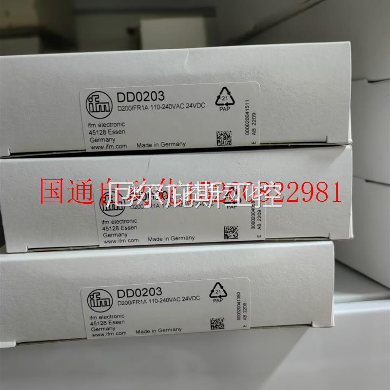 议价易福门全新原装DD0203 DD2503 DC2505 DD2505现货工控专属