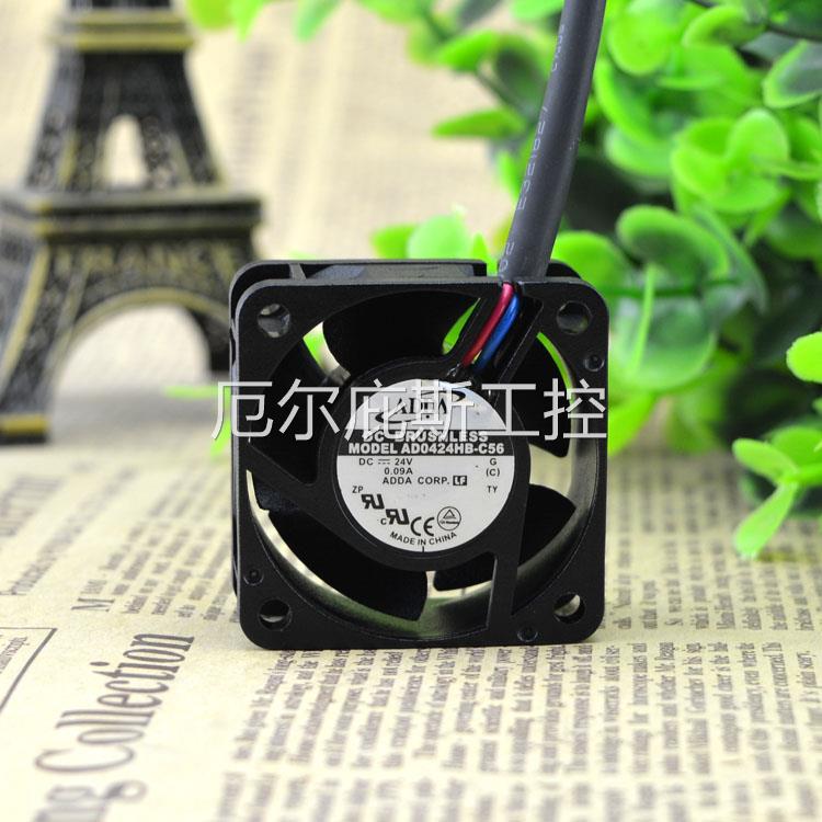 一手咨询ADDA 4020 24V 0.09A 4CM 4厘米 3线 变频器风扇 AD0424H