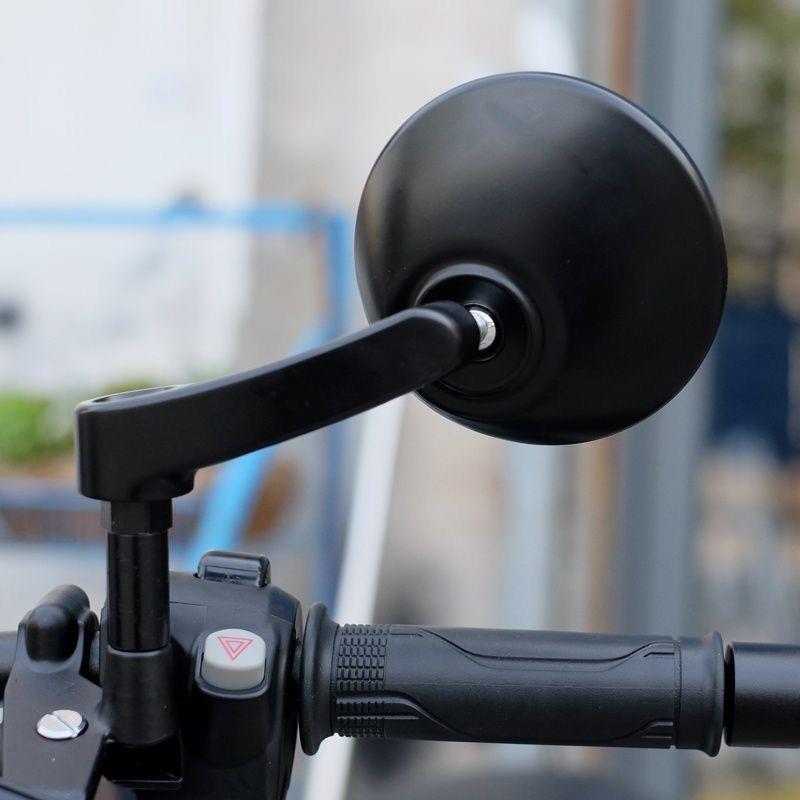 复古摩托车后视镜机车改装反光镜大视野大镜面通用190TR鸷道190SS