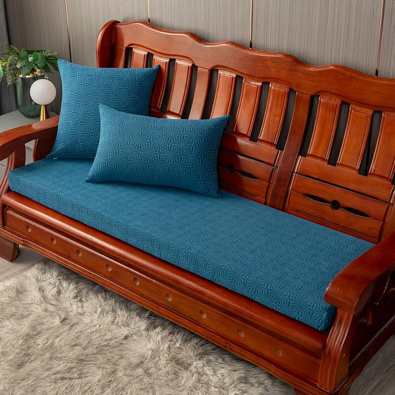 老式木头沙发垫子三人座1.5/1.6/1.7/1.8,1.9m米长红实木沙发坐垫