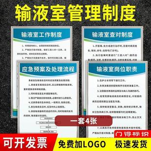 医疗机构门诊所工作规章制度输液室卫生室处置室管理输液查对制度