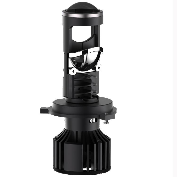 石栏摩托车LED大灯HS1铃木UY125透镜35W超亮UU125三爪H4远近光V16