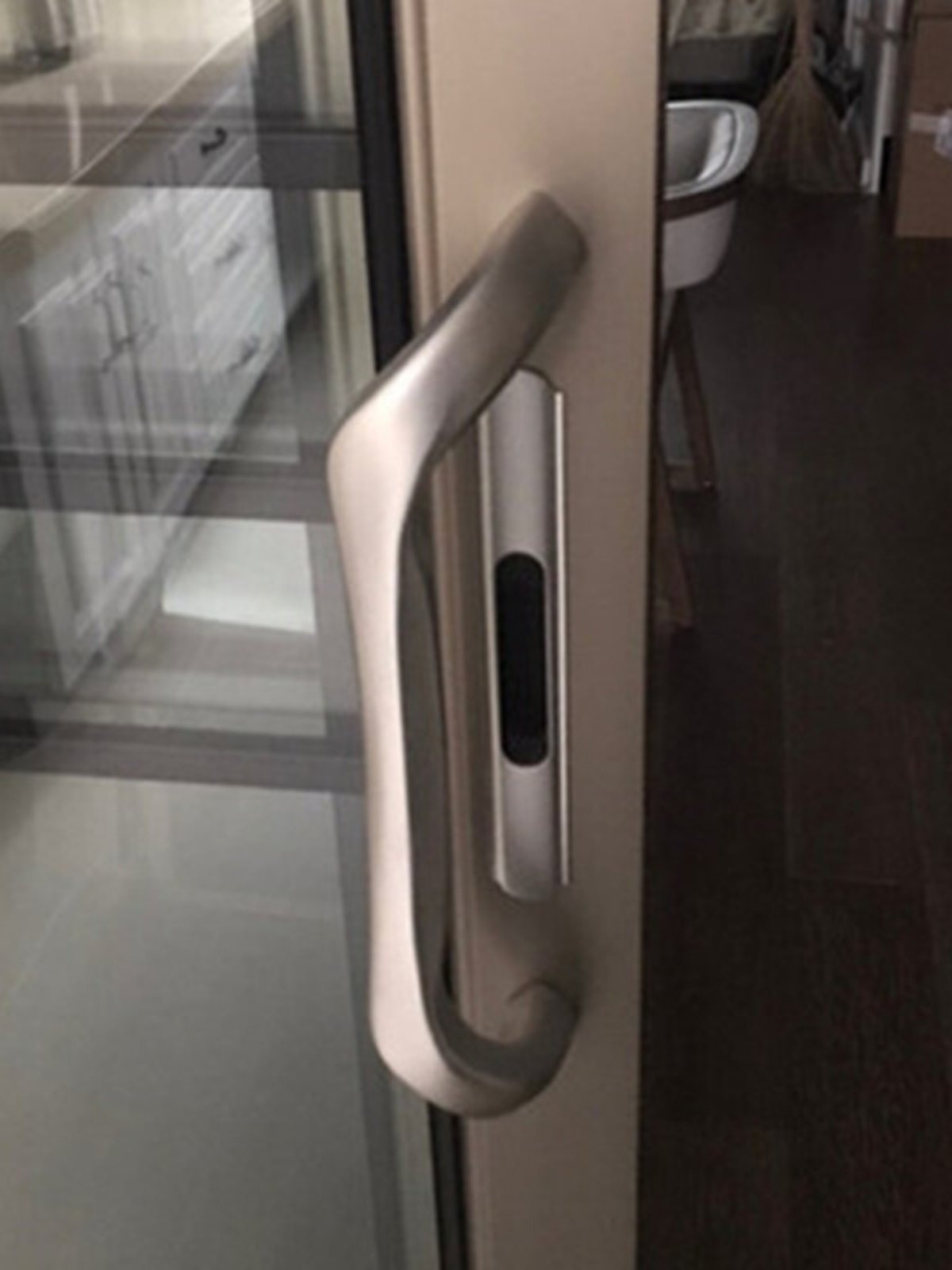 欧式简约重型推拉木门把手中空门厨房阳台铝合金移门明装大拉手