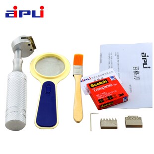 百格刀漆膜划格器油漆附着力测试仪QFH-A漆面检测仪百格测试刀