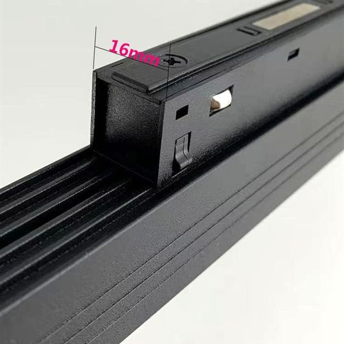 磁吸轨道灯无主灯嵌入式泛光灯线条灯轨道射灯磁吸格栅灯折叠射灯