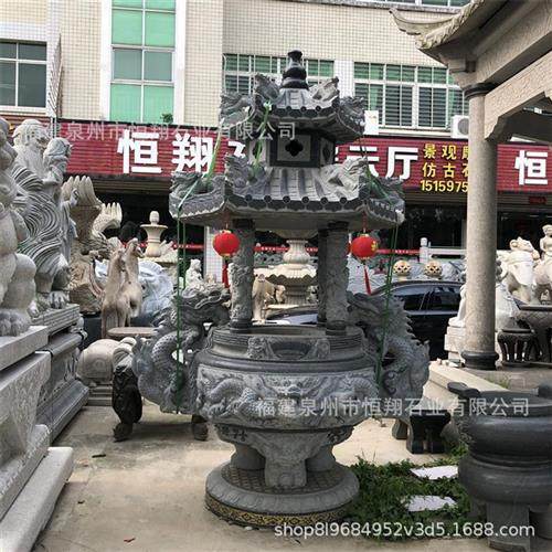 传统寺庙石雕供炉摆放祠堂户外石材香炉带盖福建石香炉厂家,家居饰品,石雕,淘宝优惠券,粉丝福利购,淘宝优惠卷