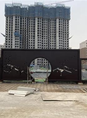 不锈钢雕塑白钢雕塑摆件城市标志大型户外广场学校雕塑圆环鹿抽象