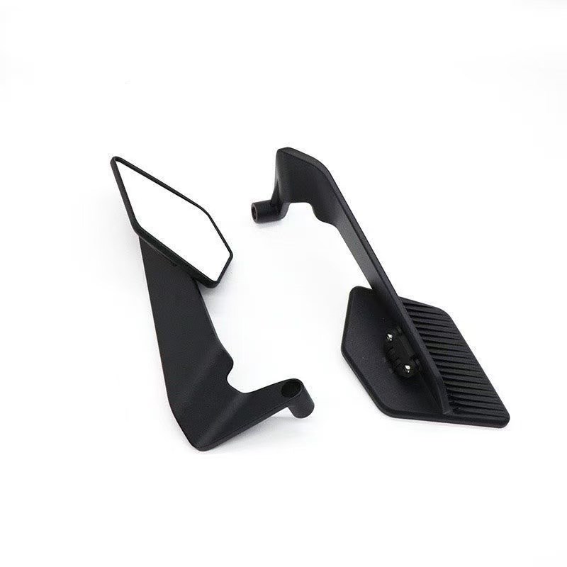 摩托车新款定风翼后视镜小牛九号极核电动车通用大视野折叠反光镜