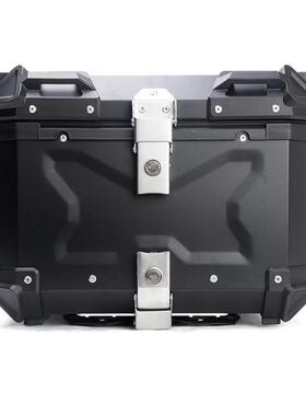 快拆摩托车尾箱28L45L55L65L80L100L铝合金后备箱边箱防水三箱