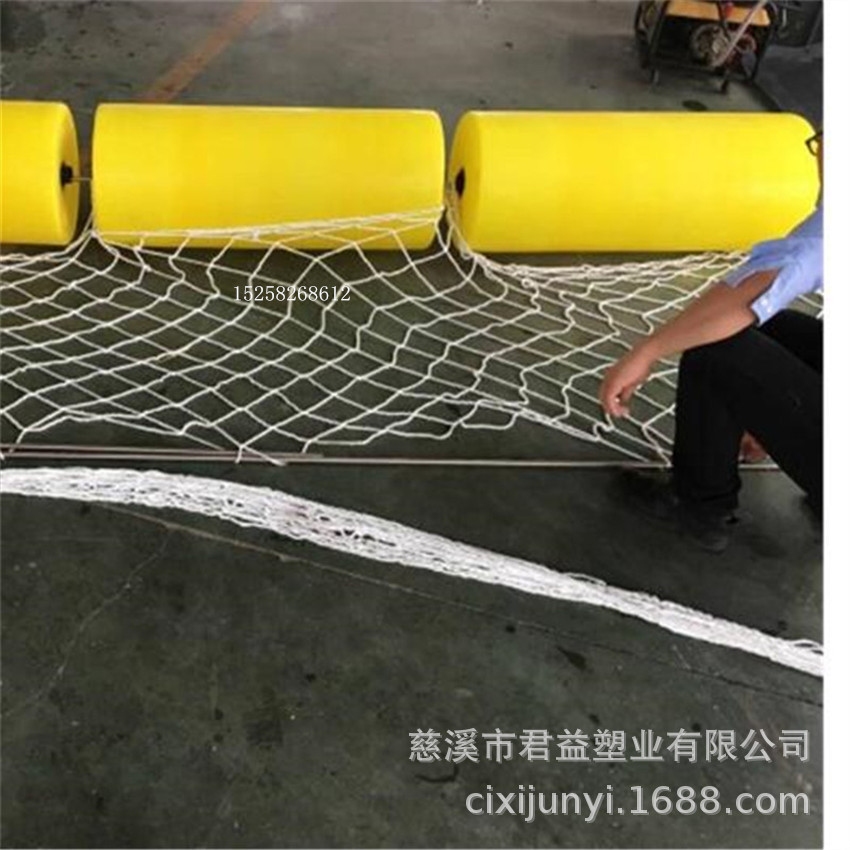 厂家供应 泵站闸口塑料拦污浮筒 水库增设拦污屏障浮漂浮筒