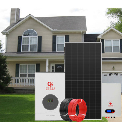 太阳能离网电站屋顶光伏发电系统含光伏组件逆变器 品质保障