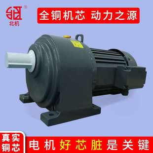 臥式 V斜齒輪減速機200W400W 5KW立式 變頻電機硬齒面 380V中小型GH