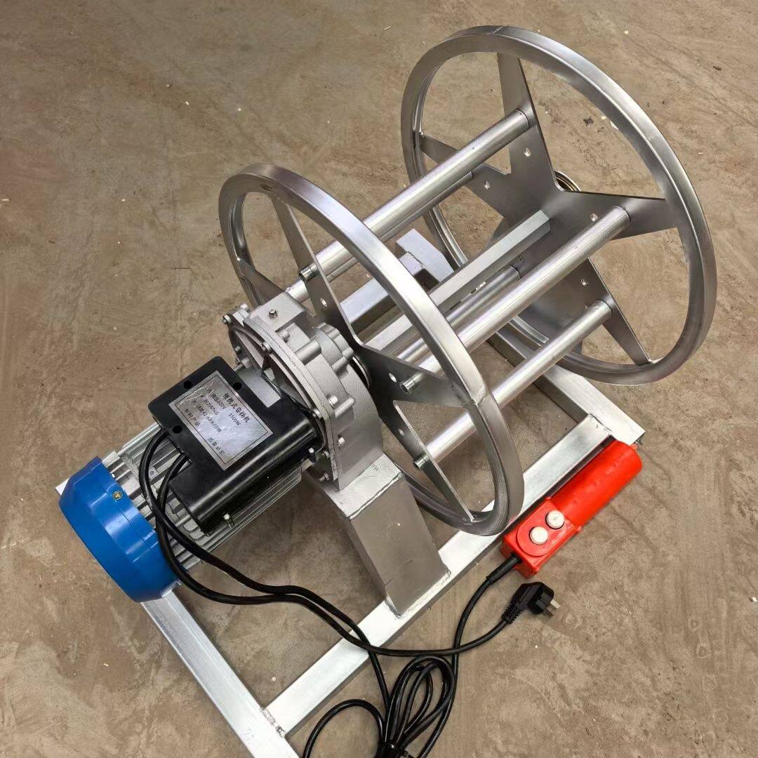 220V小型吊机卷扬机外墙粉刷涂料上料机真石漆上料机吊机卷扬机