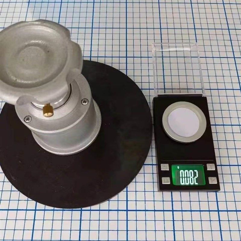 面料刻盘小克盘克重仪手转小取样刀35.7mm纺织面料圆盘手压式直径