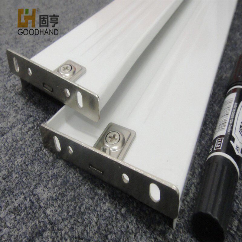 SI6K蓝堡橱柜家具五金抽屉侧板轨道滑轨超静音缓冲导轨滑轨侧轨钢