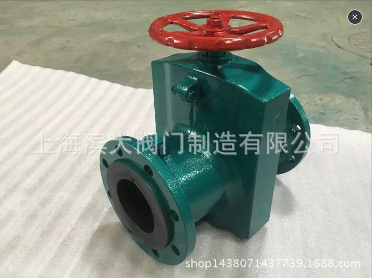 胶管阀 GJ41X-10 手动胶管阀 GJ41X-10L 铝合金管夹阀 铸铁管夹阀图片