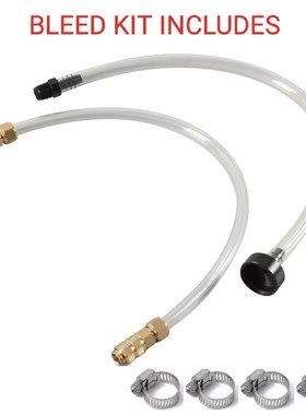 2件套船用排气套件填充套件用于Seastar液压转向系统船舶排空加注