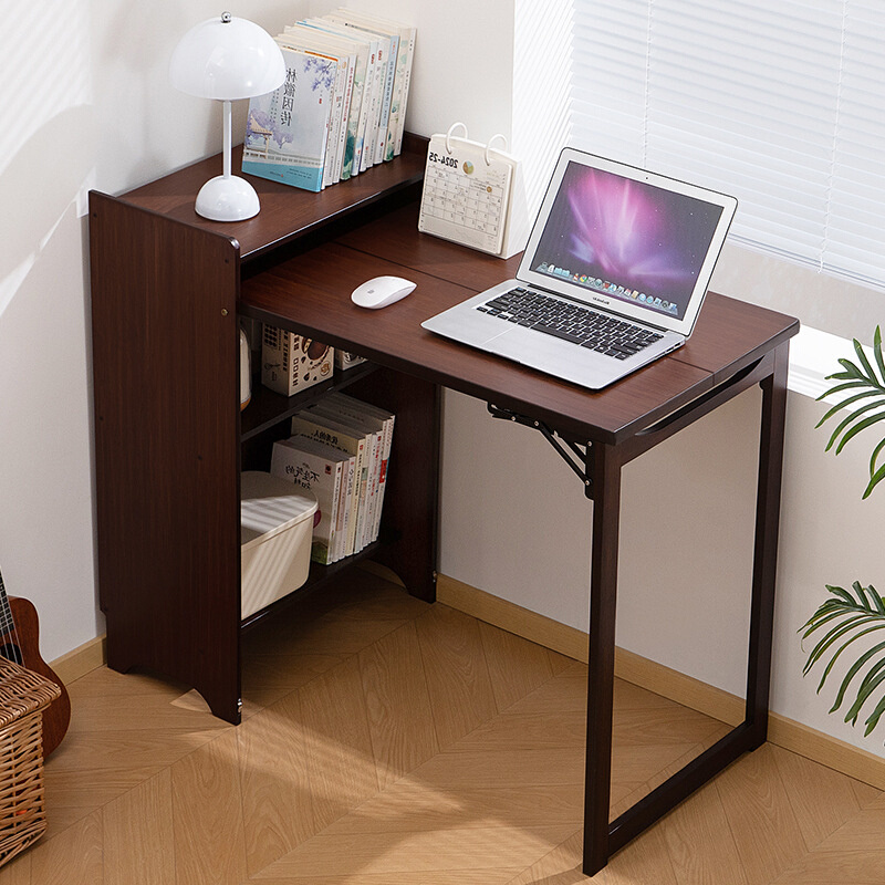 折叠儿童书桌学习桌电脑桌学生家用写字桌写作业专用桌床边小桌子