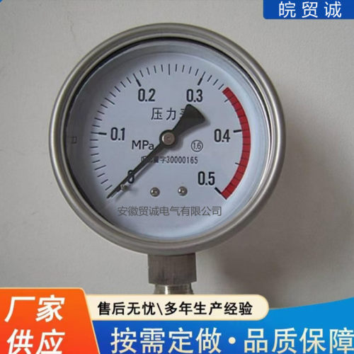 卫生型隔膜压力表YNTP60BF不锈钢耐震膜片快装卡箍卡盘50.5/64