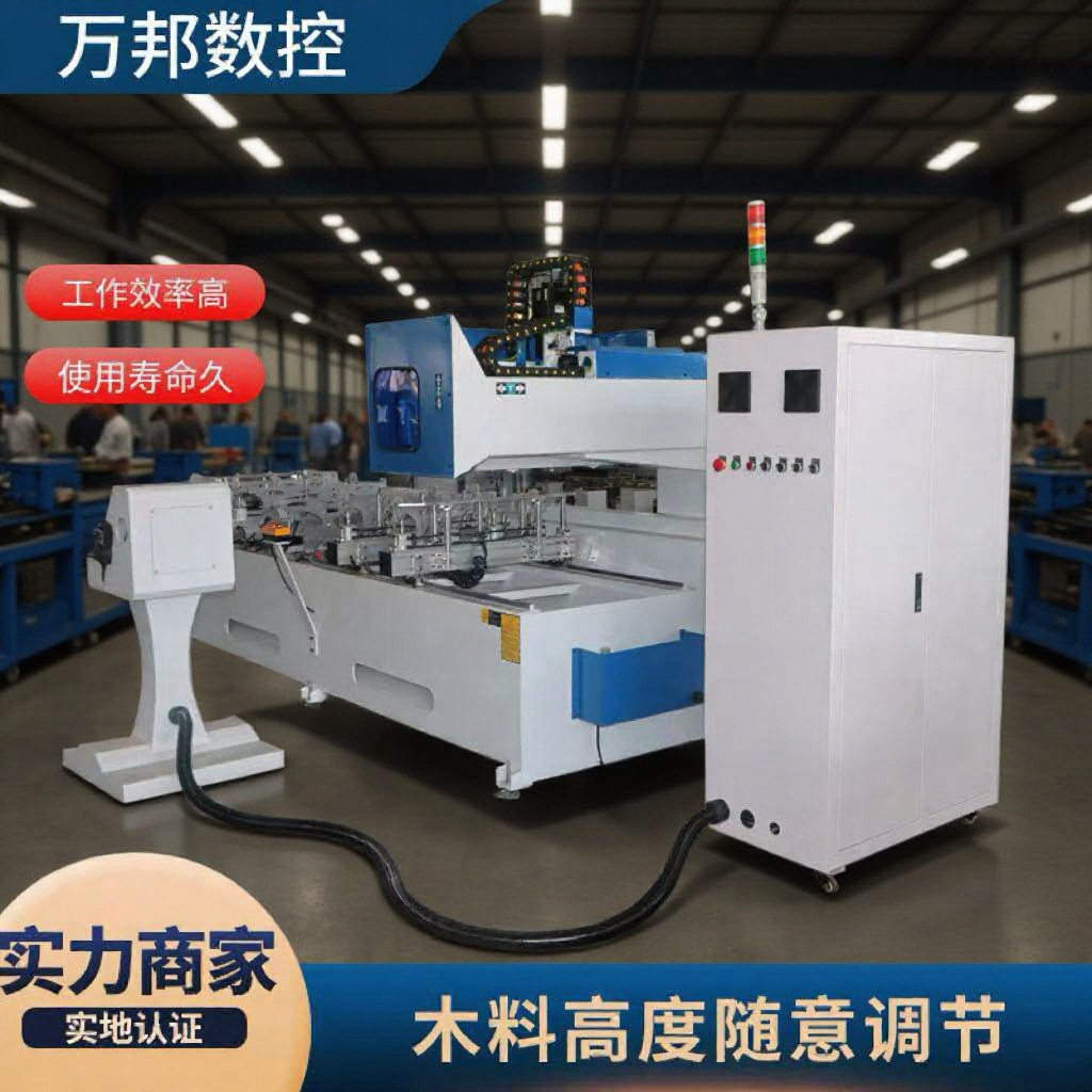 木工开槽机四轴数控榫槽机家具厂桌椅橱柜木材加工生产设备