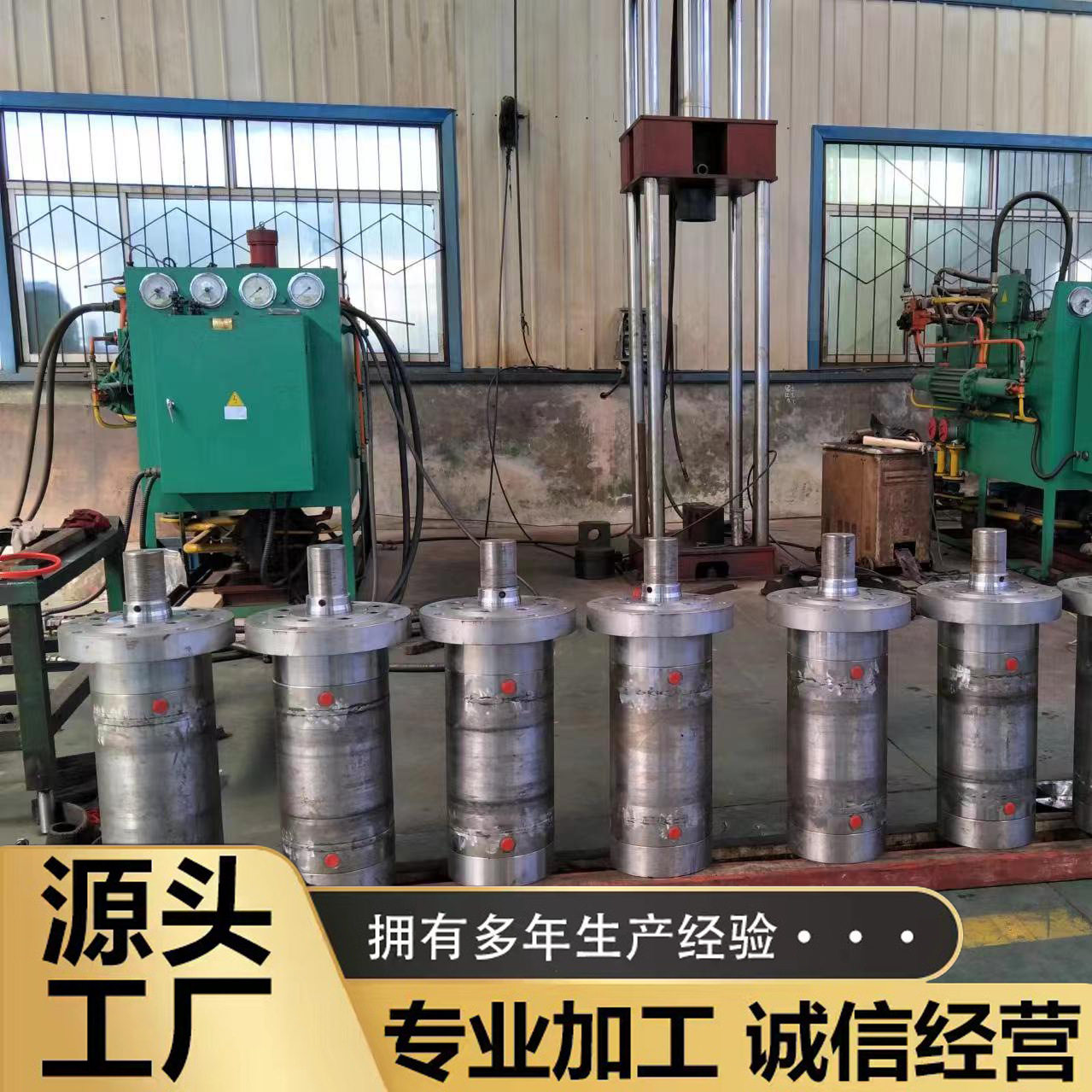前法兰式大吨位液压缸非标工程用伸缩式双向油缸重型冶金液压缸