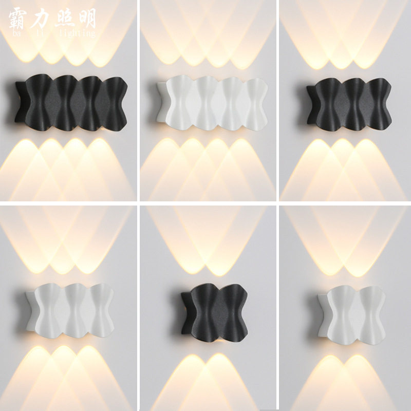 户外壁灯LED防水别墅庭院外墙灯现代简约过道走廊楼梯灯门前灯