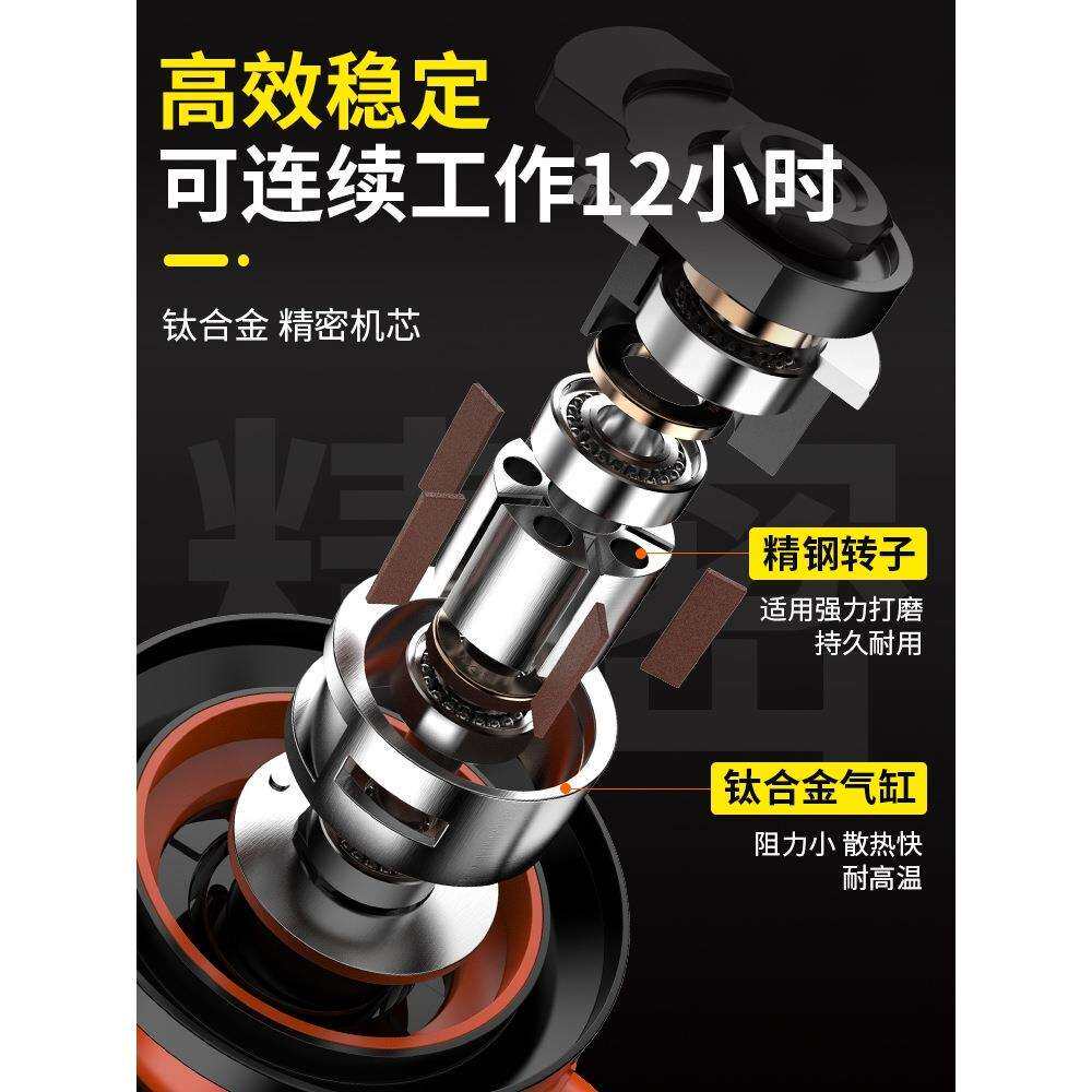 气动打磨机小型砂纸干磨机工业级高速5寸汽车打蜡抛光磨光气磨机