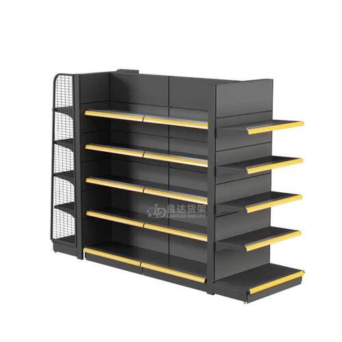 重型2.3毫米500毫米100公斤超市货架轻型吊篮金属购物架多层商店
