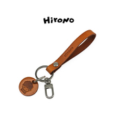 头层牛皮手工制小野挂绳小野熊hirono定制配色公仔玩偶挂件钥匙扣