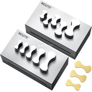 古巴手链骨头扣项链模卡扣冲片成型冲片器金银手链扣夹锁片冲头