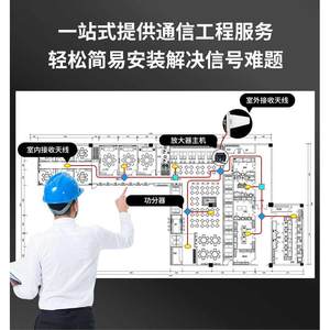 林创大功率手机信号直放站三网合一4G5G地下室隧道放大增强接收器