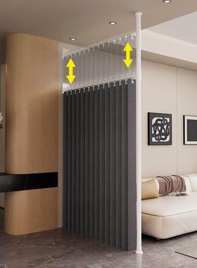 屏风隔断客厅做房间顶天立地床位墙床遮挡卧室出租房分隔拉帘