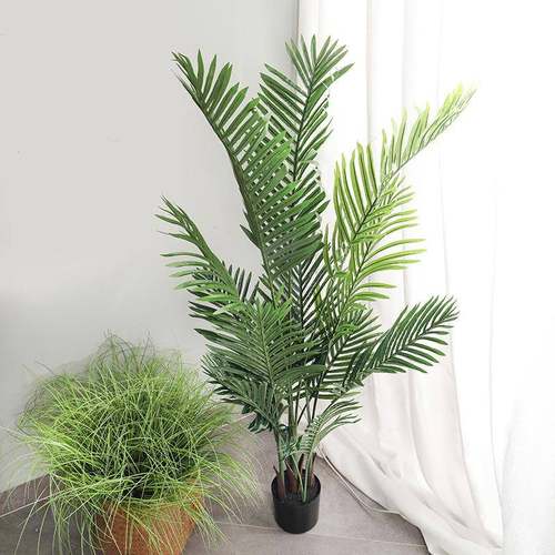 客厅落地大型仿真绿植假树盆栽北欧家居摆件仿真绿色散尾葵盆景