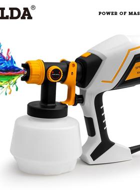 希尔达HILDA热销白色喷枪新款喷枪电动喷漆枪高压消毒款喷枪