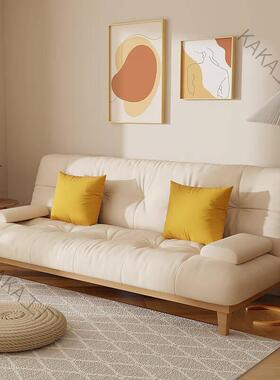 LCP2实木沙发床折叠沙发小户型出租屋可坐躺便宜小