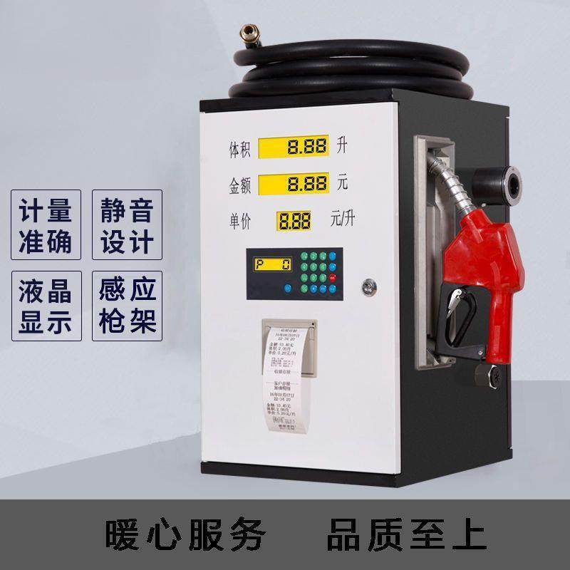 12V24V220V伏车载加油机全自动定量柴油小型带计量器跳枪泵抽油机