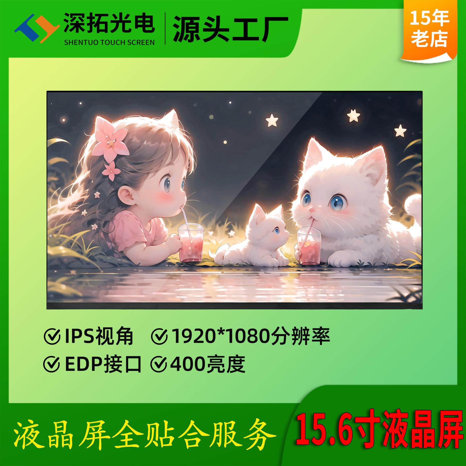 15.6寸显示屏100%色域LCD液晶屏MNF601BA1-1可配15.6寸电容触摸屏