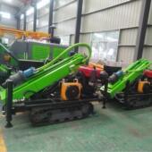 破碎孔潜孔钻机凿岩打井设备 岩石层孔50米钻进 履带工程机钻探机