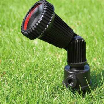 直销户外防水塑料地插投光灯GU10LED