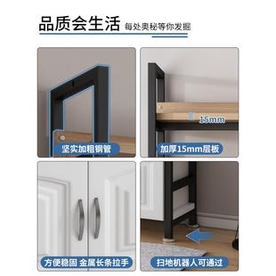 书架置物架落地多层铁艺家用简易书柜客厅收纳架子钢木货架储新品