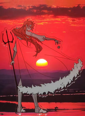 Technoblade合影立牌同人自制亚克力高清立牌桌面diy装饰收藏摆件