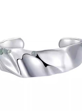 折纸手镯晨露925纯银小众设计师