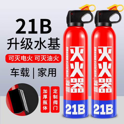 蓝标车载家用21B水基灭火器