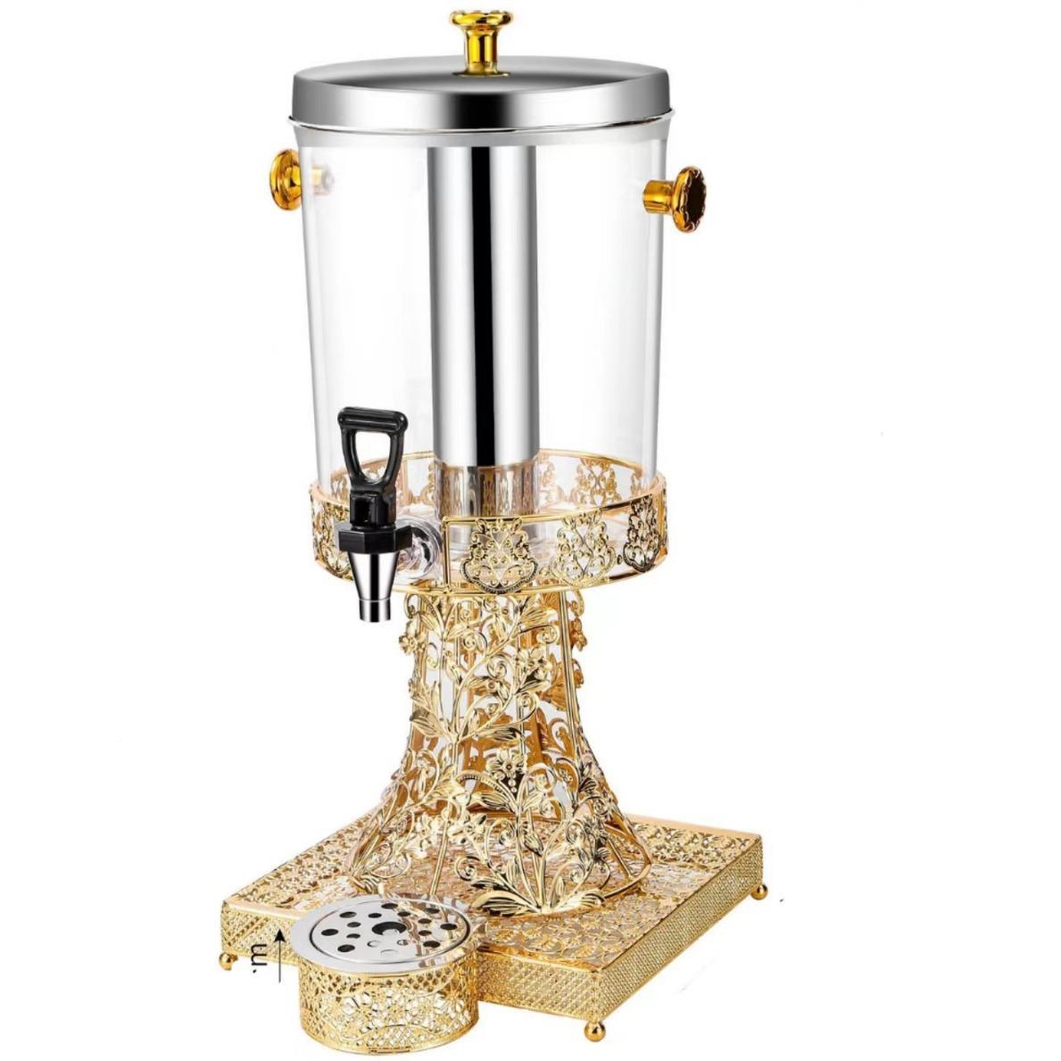 DRC不锈钢果汁鼎自分助豪金华色奶茶桶酒店汁婚礼果配器饮料机