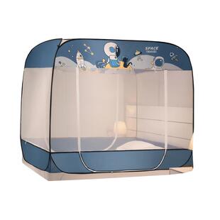 夏天免安装蚊帐蒙古包三开门蚊帐双人儿童防蚊防摔床品
