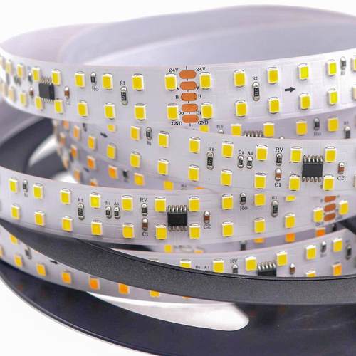 LED2835单色流水跑马灯条8段240灯DMX512可编程工程灯带DC24V