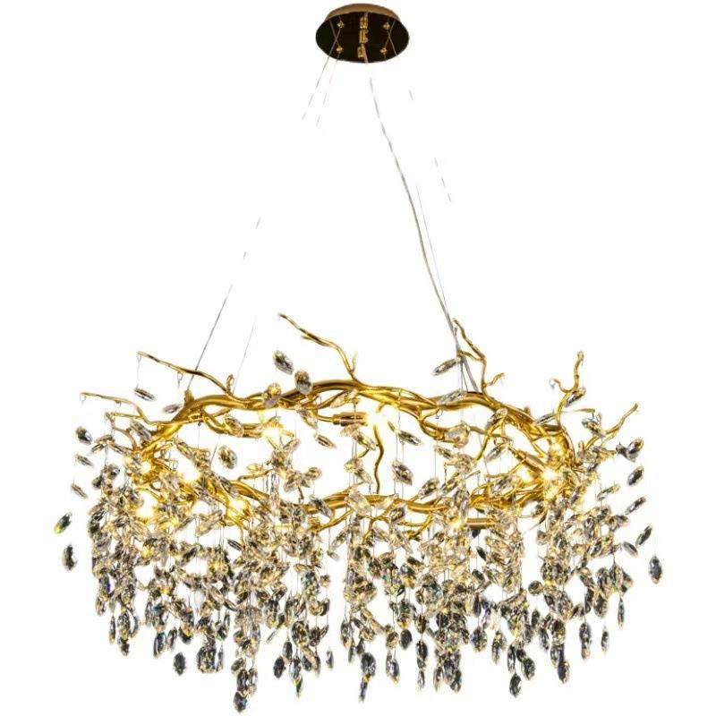 轻奢水晶吊灯现代法式豪华枝型客厅餐厅卧室奢华家用灯具轻奢风,家装灯饰光源,智能吊灯,淘宝优惠券,粉丝福利购,淘宝优惠卷