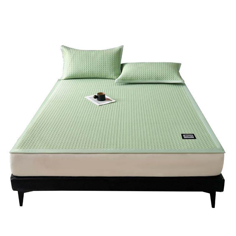 母婴夏季PE凉感中分子凉席三件套空调单双人冰丝床席床笠,床上用品,冰丝席,淘宝优惠券,粉丝福利购,淘宝优惠卷